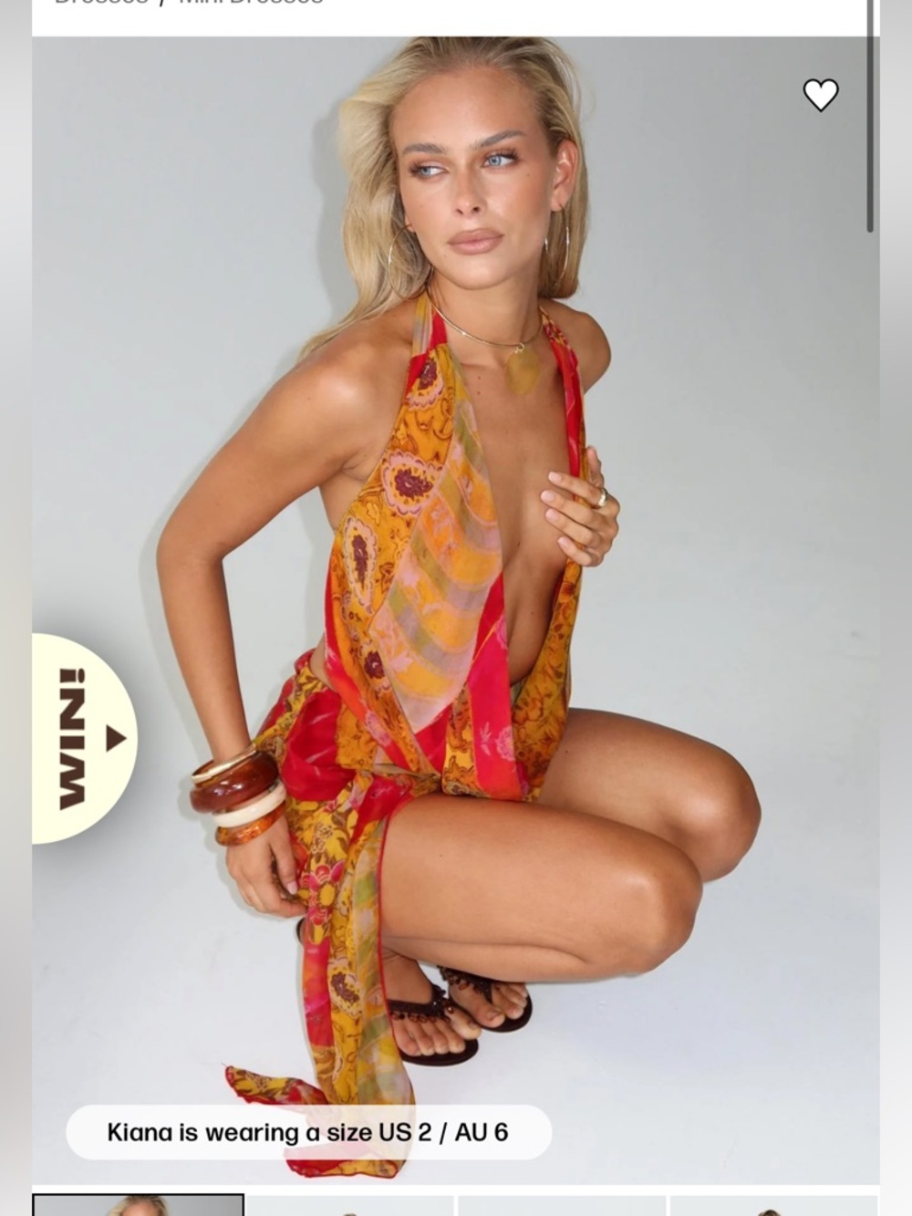 Princess Polly Snakepit Halter Plunge Mini Dress Paisley Splice